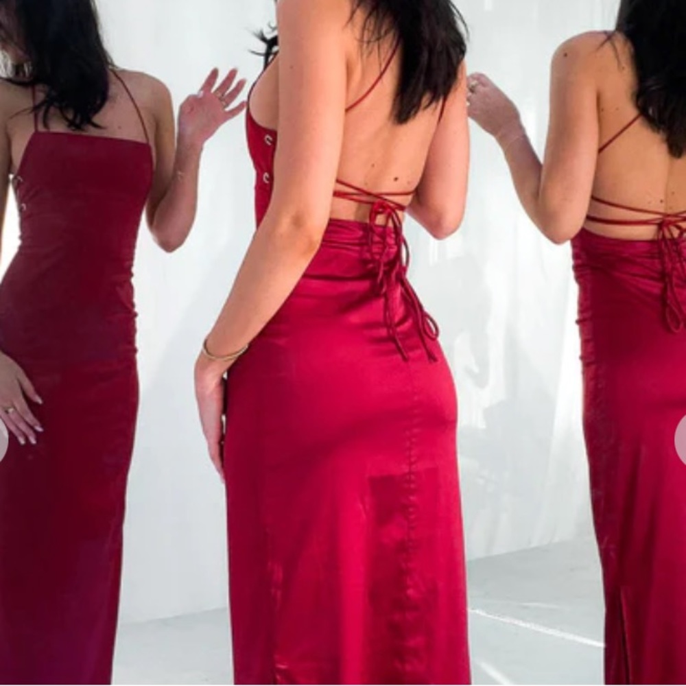 RUBY RED FORMAL DRESS